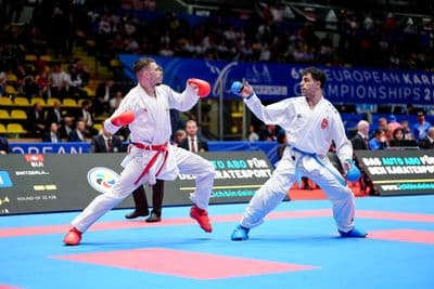 This photo was taken during the 2026 Karate EKF Senior Championships Frankfurt in Frankfurt am Main - Deutschland.