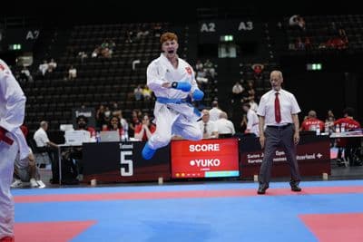 This photo was taken during the 2026 Karate International Basel Open Masters 2026 in Basel - Schweiz.