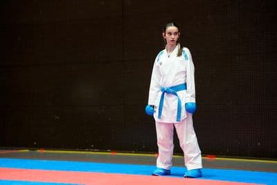 This photo was taken during the 2026 Karate International Swiss Junior Open on April 18th in Basel - Switzerland.