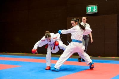 This photo was taken during the 2026 Karate International Swiss Junior Open on April 18th in Basel - Switzerland.