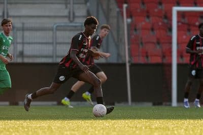 This photo was taken during the Triangulaire games between Xamax, Yverdon Sport and DFCO - Switzerland.
