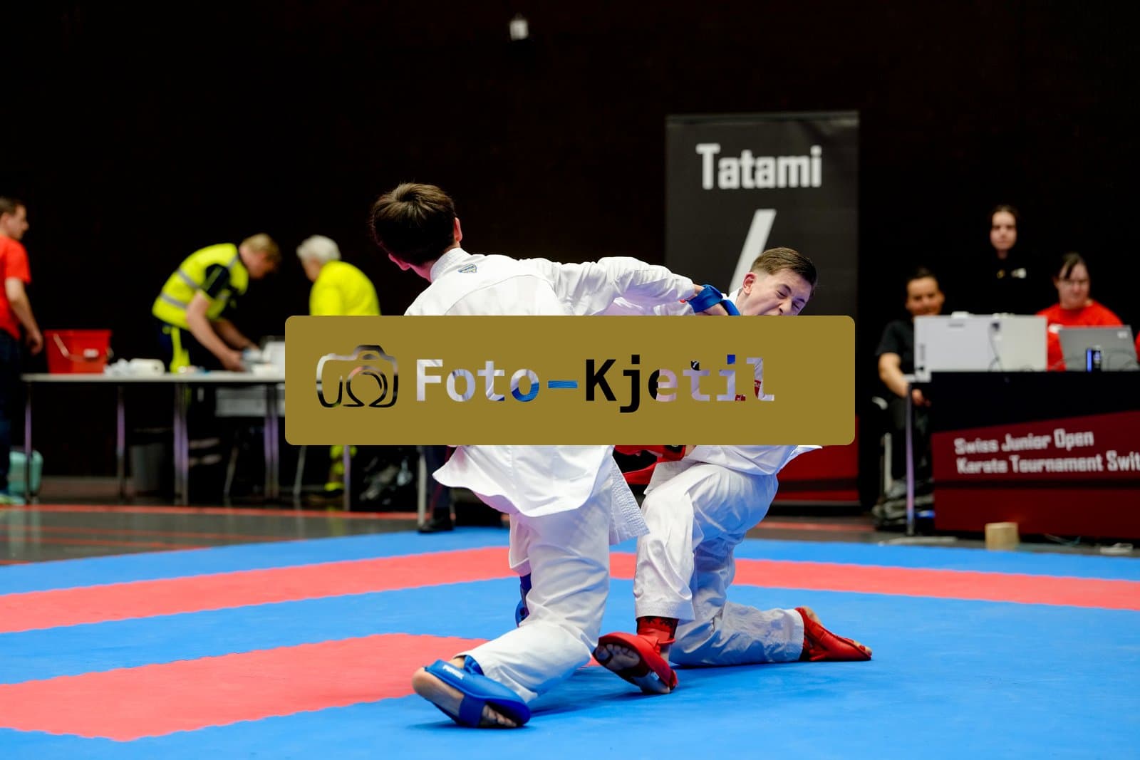 This photo was taken during the 2026 Karate International Swiss Junior Open on April 18th in Basel - Switzerland.