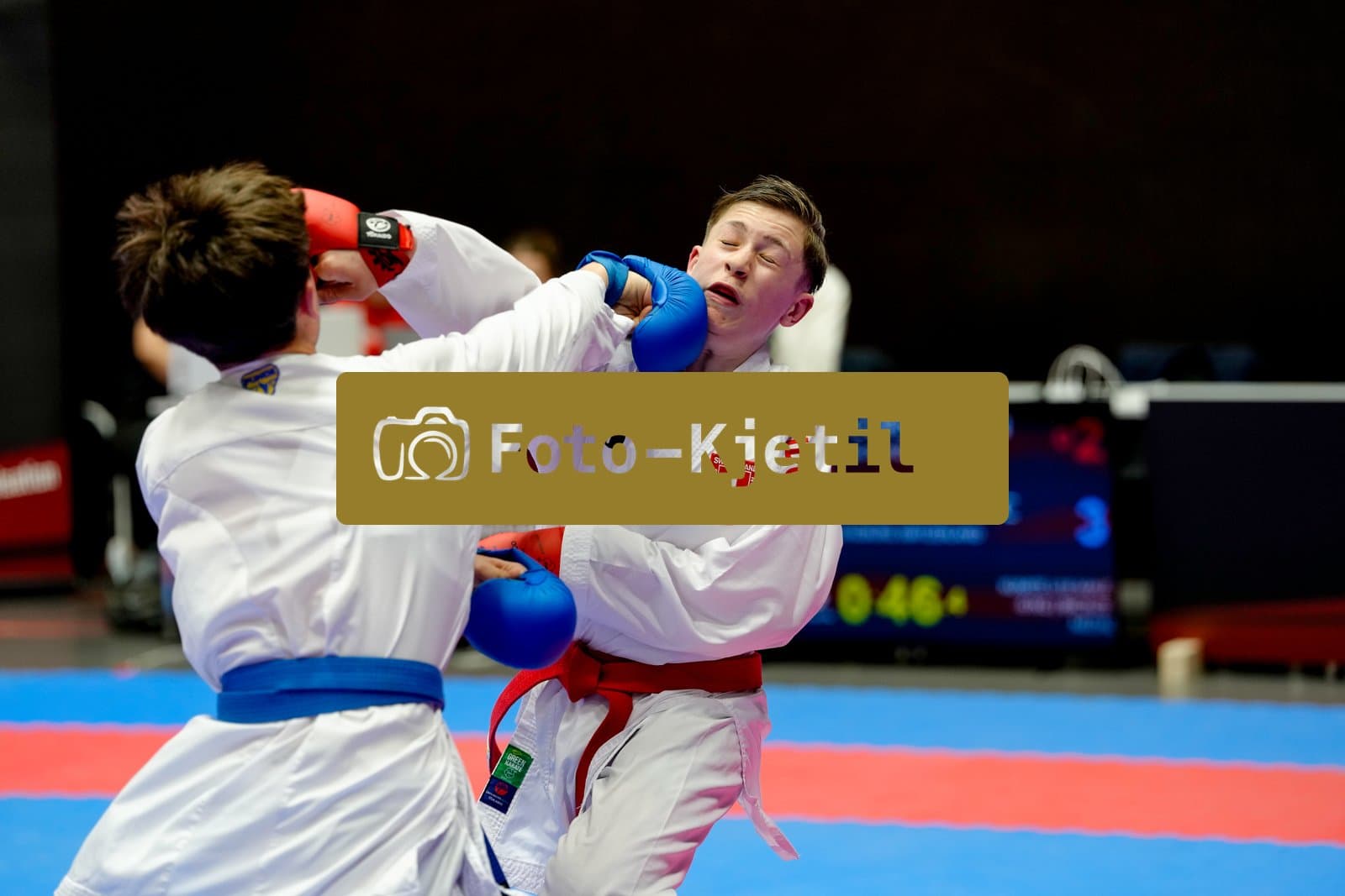 This photo was taken during the 2026 Karate International Swiss Junior Open on April 18th in Basel - Switzerland.