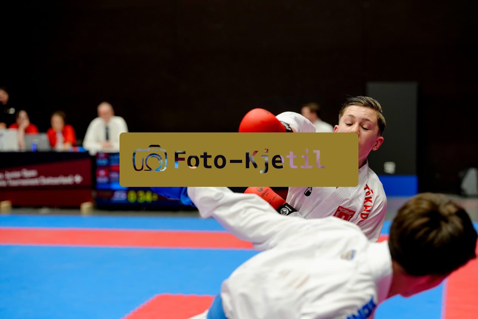 This photo was taken during the 2026 Karate International Swiss Junior Open on April 18th in Basel - Switzerland.
