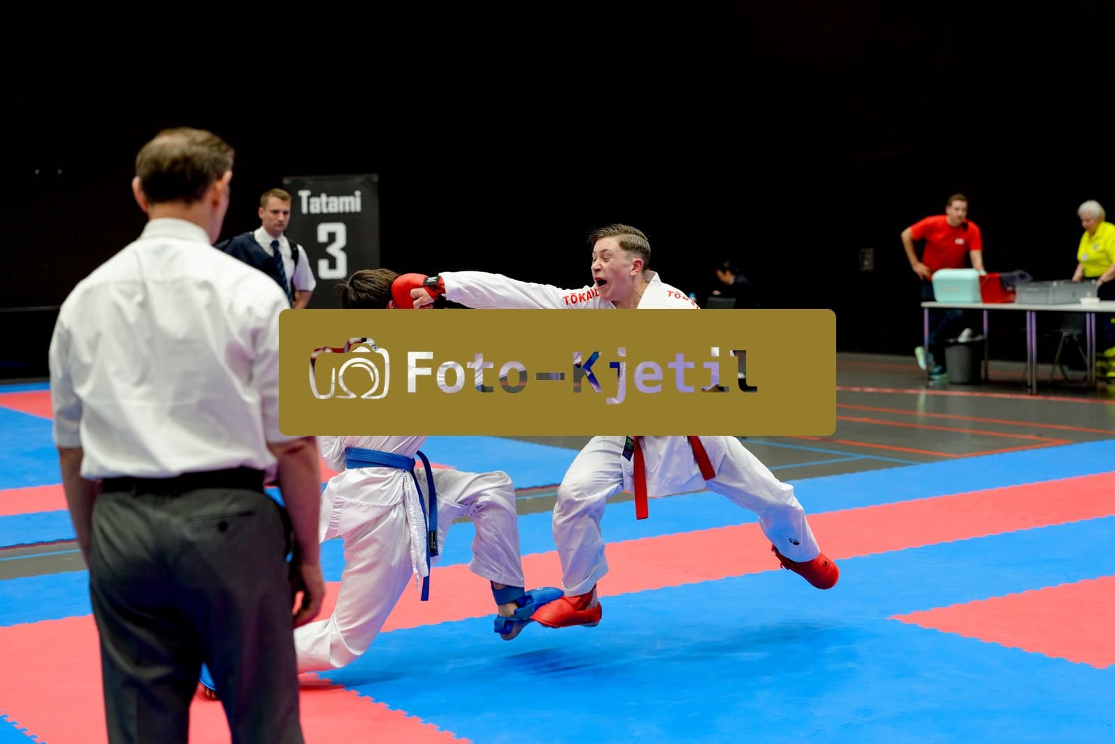 This photo was taken during the 2026 Karate International Swiss Junior Open on April 18th in Basel - Switzerland.