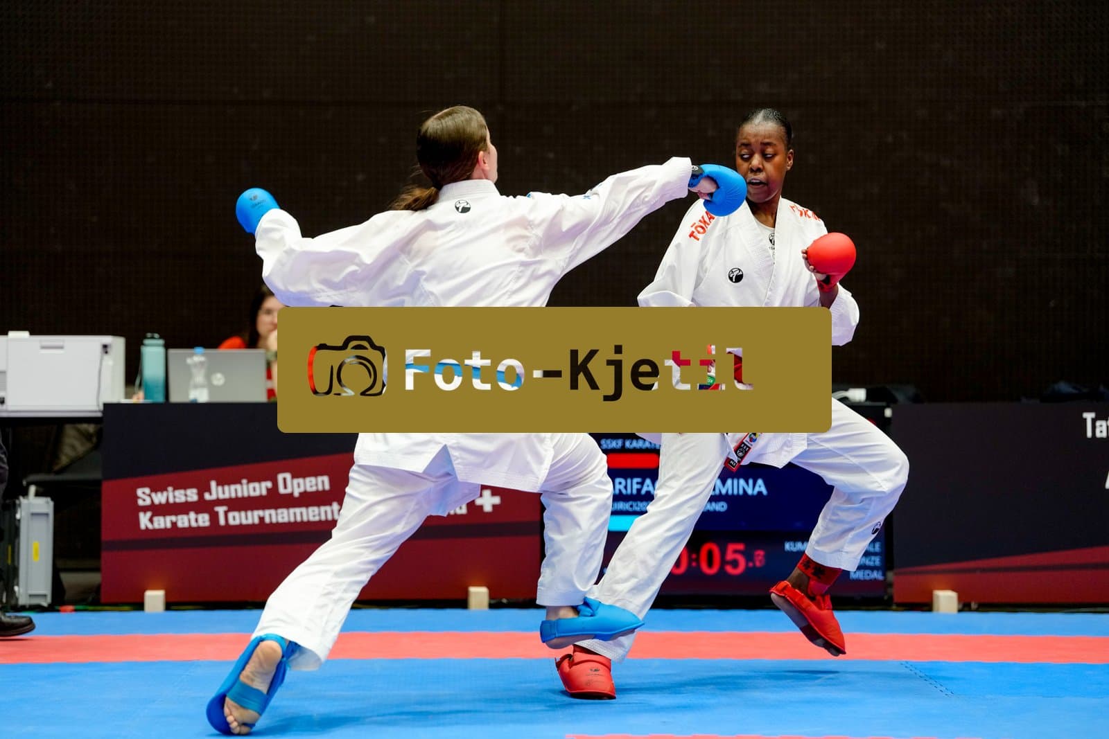 This photo was taken during the 2026 Karate International Swiss Junior Open on April 18th in Basel - Switzerland.
