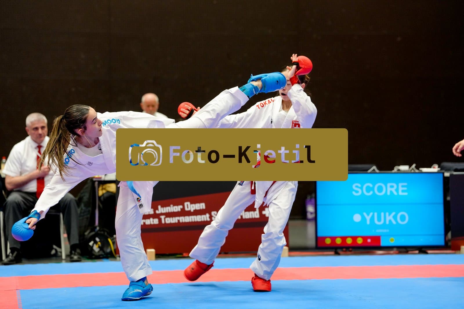 This photo was taken during the 2026 Karate International Swiss Junior Open on April 18th in Basel - Switzerland.