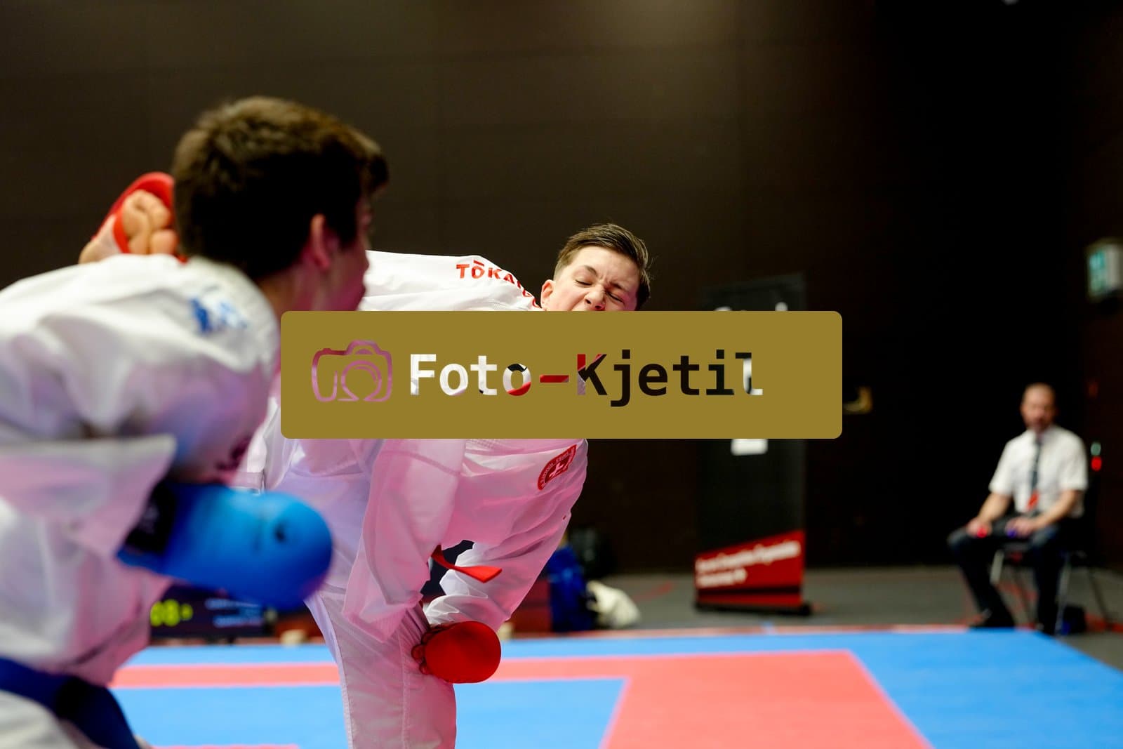 This photo was taken during the 2026 Karate International Swiss Junior Open on April 18th in Basel - Switzerland.