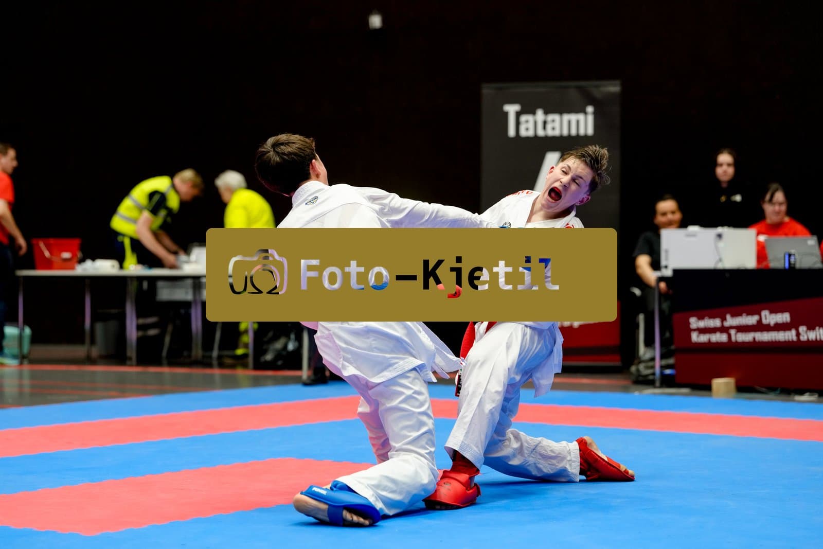 This photo was taken during the 2026 Karate International Swiss Junior Open on April 18th in Basel - Switzerland.