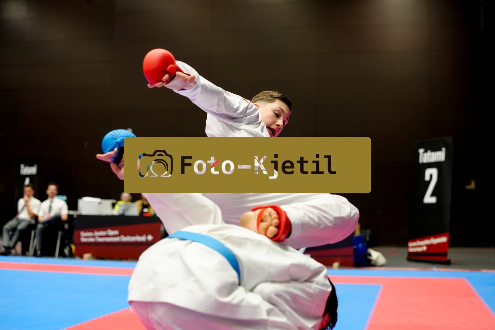 This photo was taken during the 2026 Karate International Swiss Junior Open on April 18th in Basel - Switzerland.