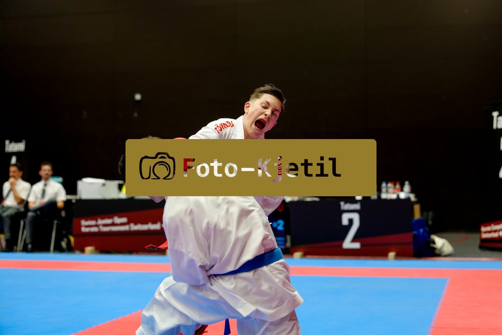 This photo was taken during the 2026 Karate International Swiss Junior Open on April 18th in Basel - Switzerland.