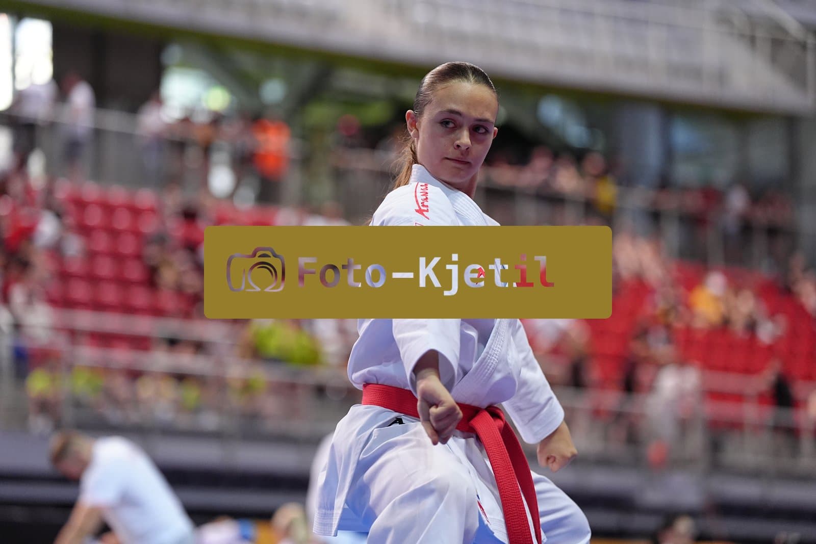 This photo was taken during the Porec 2026 - Karate Youth Cup in the Zatika Arena on July 1st 2026 in Porec, Croatia. (Photo by Martin Kremser/Karate Insights)