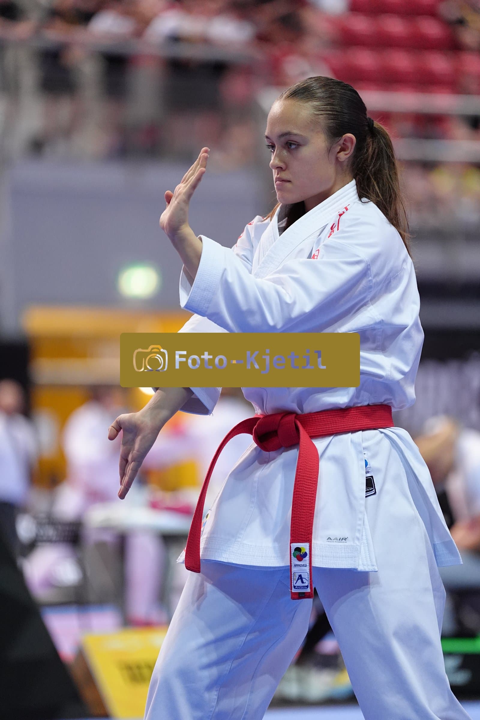 This photo was taken during the Porec 2026 - Karate Youth Cup in the Zatika Arena on July 1st 2026 in Porec, Croatia. (Photo by Martin Kremser/Karate Insights)