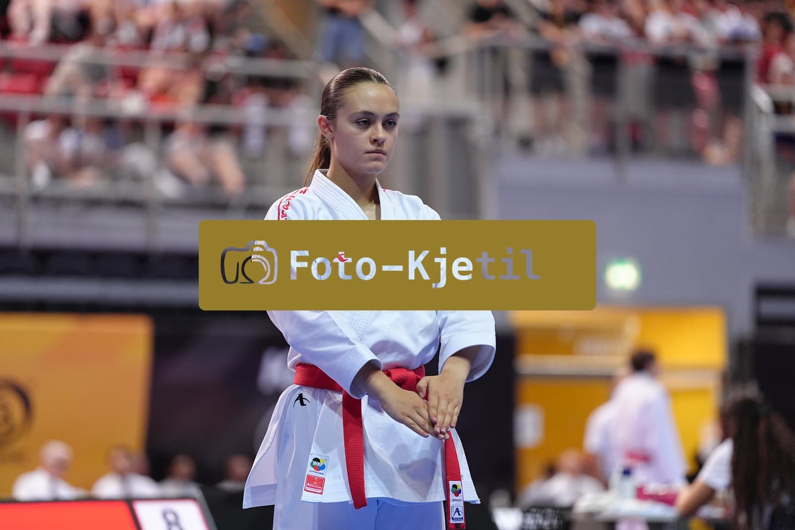 This photo was taken during the Porec 2026 - Karate Youth Cup in the Zatika Arena on July 1st 2026 in Porec, Croatia. (Photo by Martin Kremser/Karate Insights)