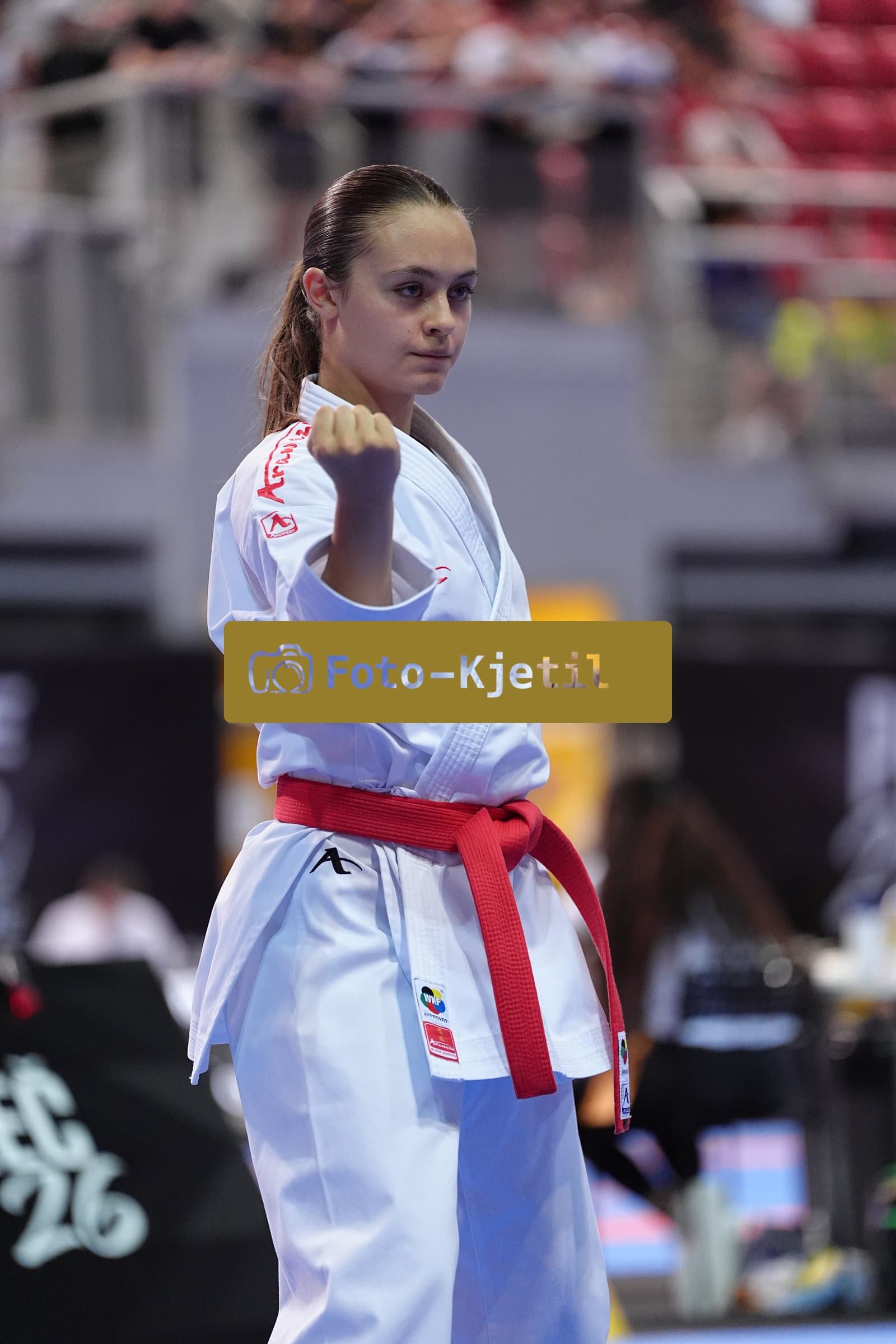 This photo was taken during the Porec 2026 - Karate Youth Cup in the Zatika Arena on July 1st 2026 in Porec, Croatia. (Photo by Martin Kremser/Karate Insights)