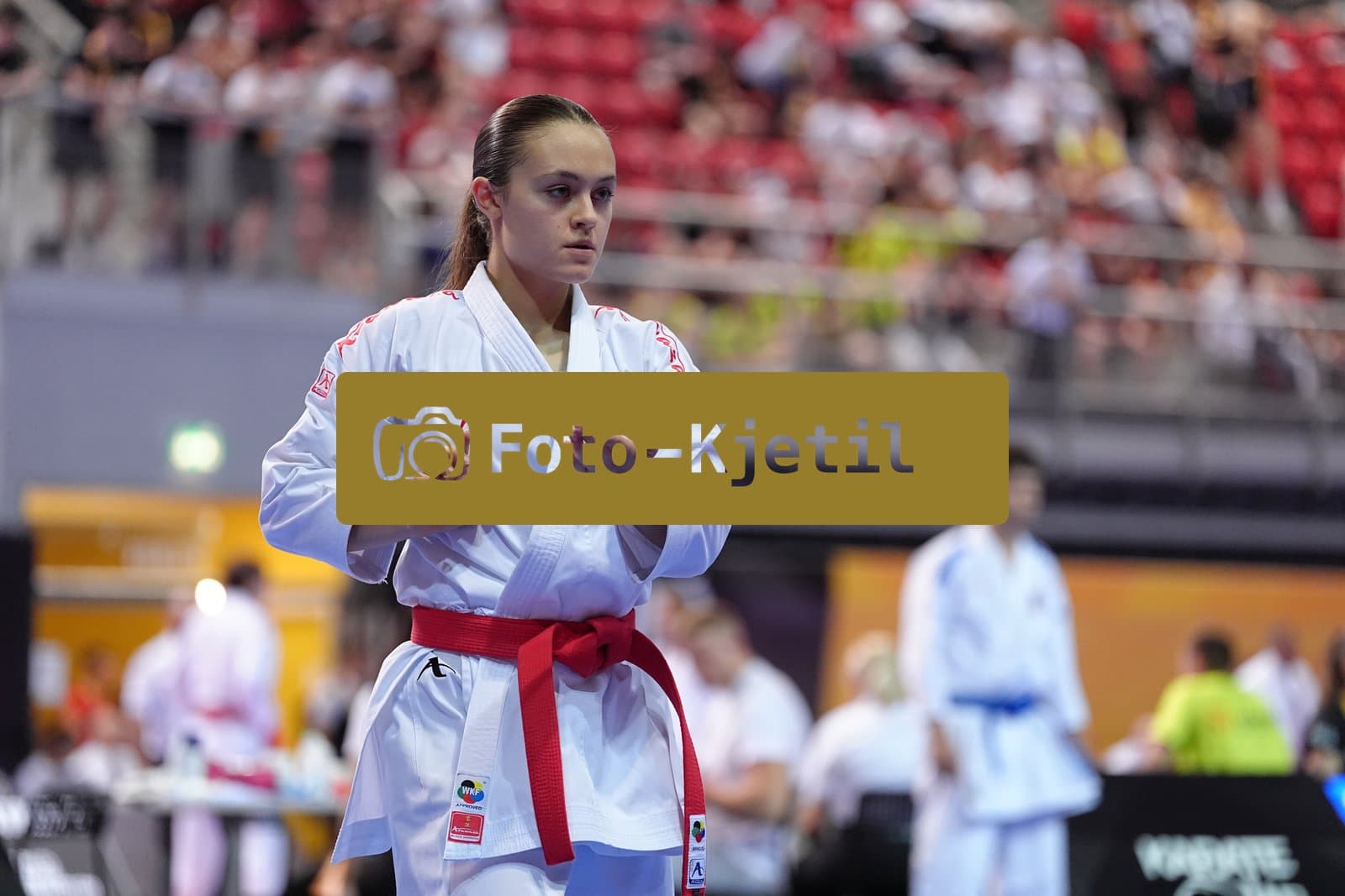This photo was taken during the Porec 2026 - Karate Youth Cup in the Zatika Arena on July 1st 2026 in Porec, Croatia. (Photo by Martin Kremser/Karate Insights)