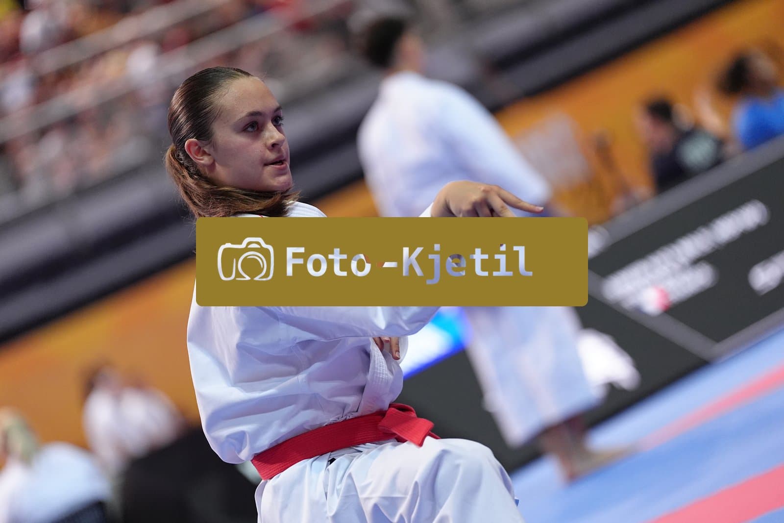 This photo was taken during the Porec 2026 - Karate Youth Cup in the Zatika Arena on July 1st 2026 in Porec, Croatia. (Photo by Martin Kremser/Karate Insights)
