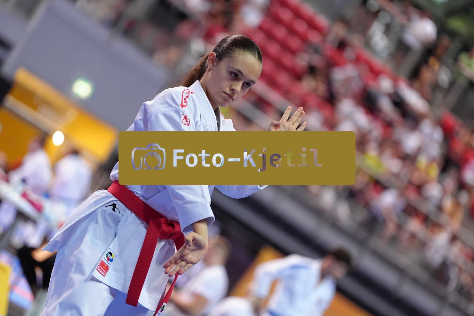 This photo was taken during the Porec 2026 - Karate Youth Cup in the Zatika Arena on July 1st 2026 in Porec, Croatia. (Photo by Martin Kremser/Karate Insights)