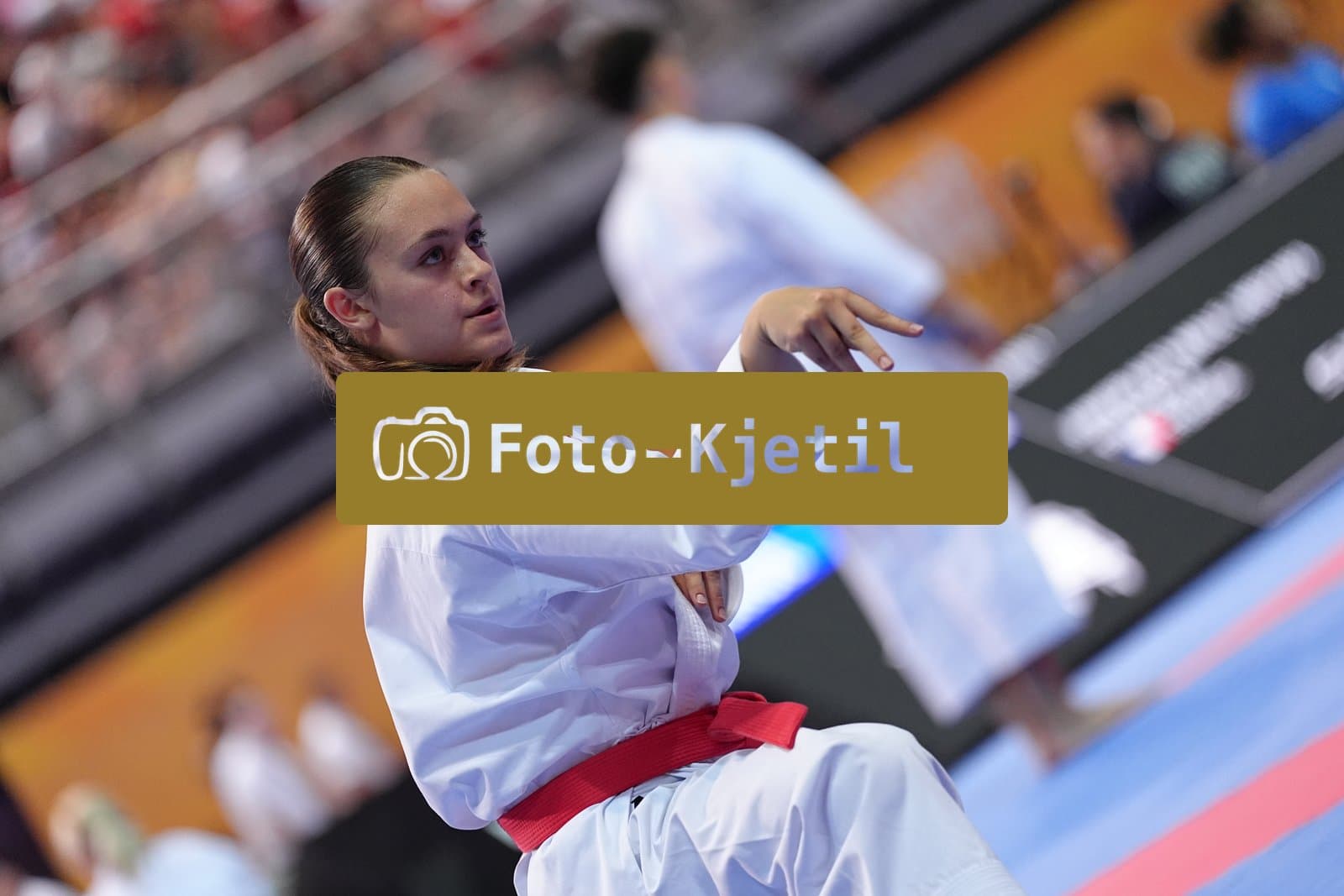 This photo was taken during the Porec 2026 - Karate Youth Cup in the Zatika Arena on July 1st 2026 in Porec, Croatia. (Photo by Martin Kremser/Karate Insights)