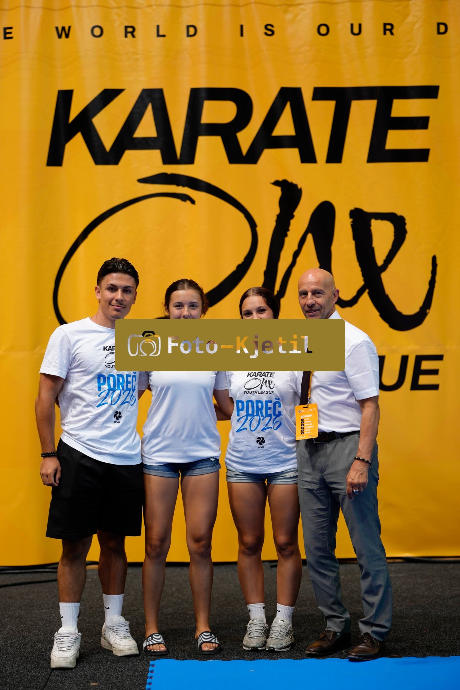 ,This photo was taken during the 2026 Karate Karate One Youth League Porec 2026 in Porec - Croatia.