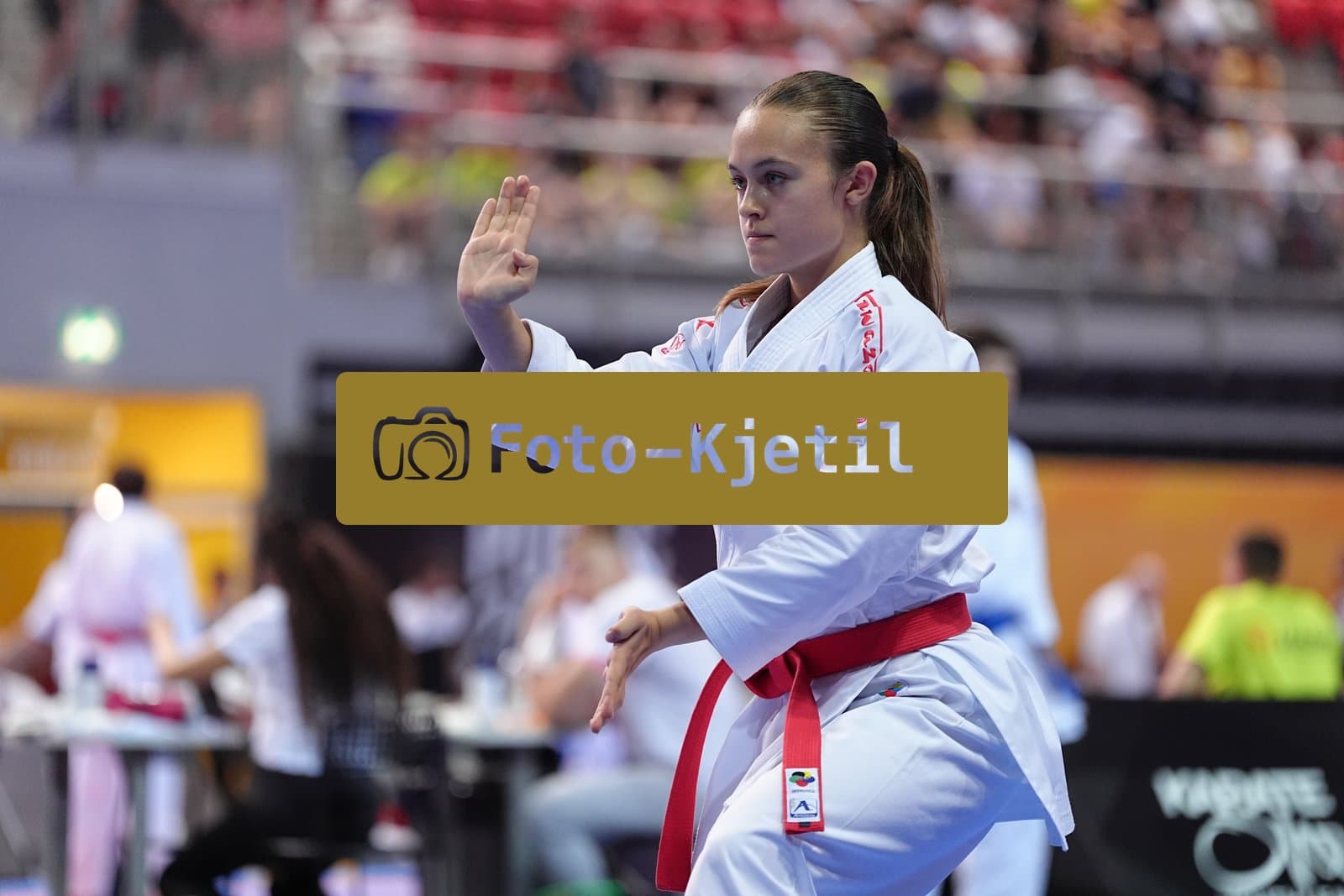 This photo was taken during the Porec 2026 - Karate Youth Cup in the Zatika Arena on July 1st 2026 in Porec, Croatia. (Photo by Martin Kremser/Karate Insights)