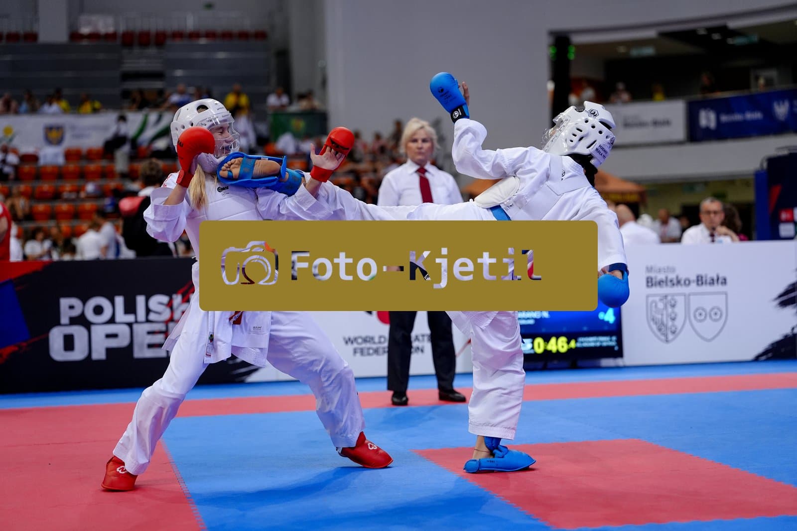 This photo was taken during the 2026 Karate POLISH OPEN 2026 in Bielsko-Biala - Poland.