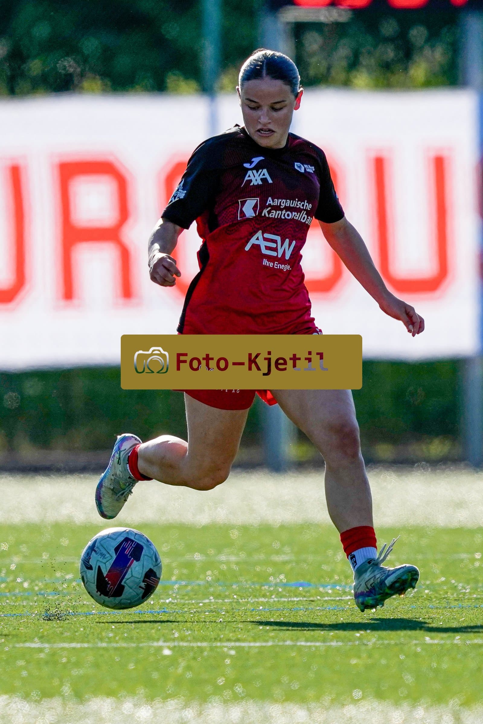 Schweiz: AXA Women's Super League 2025/26, FC Aarau Frauen vs GC Frauenfussball - Sportanlage Schachen, Aarau: Anja Klingenstein (11 FC Aarau)