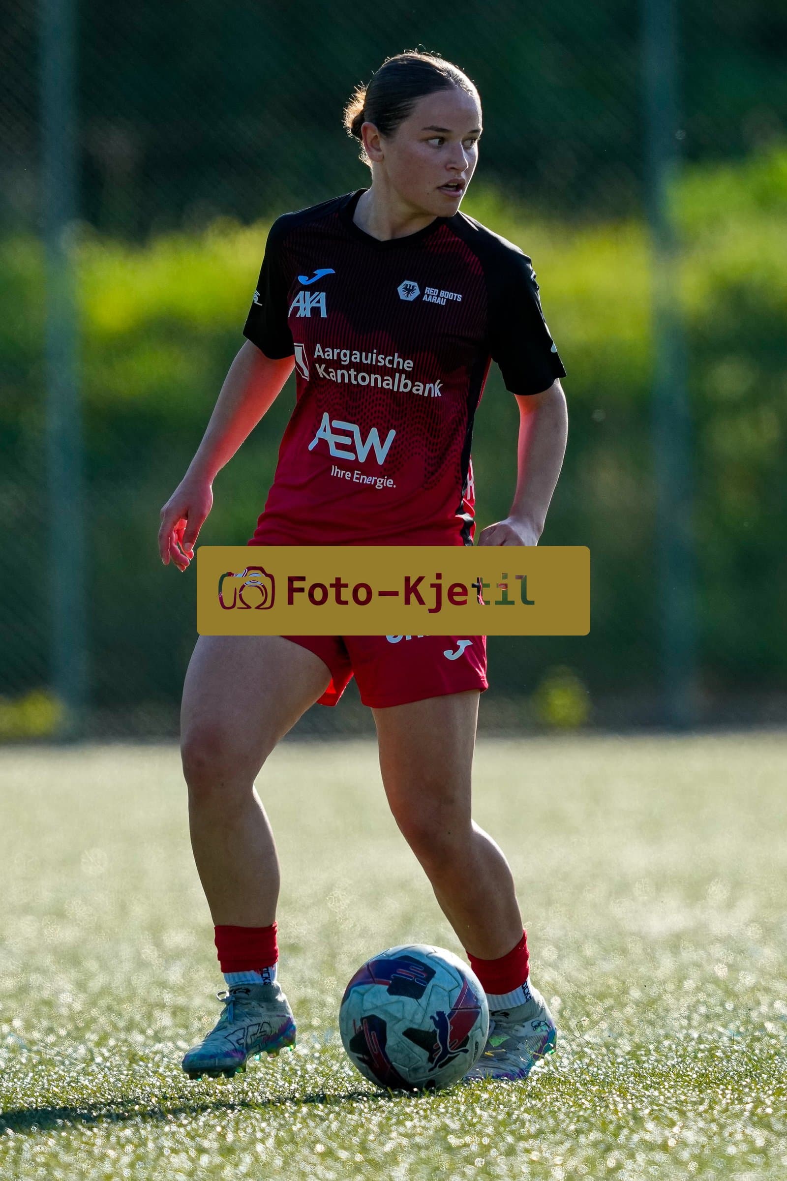 Schweiz: AXA Women's Super League 2025/26, FC Aarau Frauen vs GC Frauenfussball - Sportanlage Schachen, Aarau: Anja Klingenstein (11 FC Aarau)