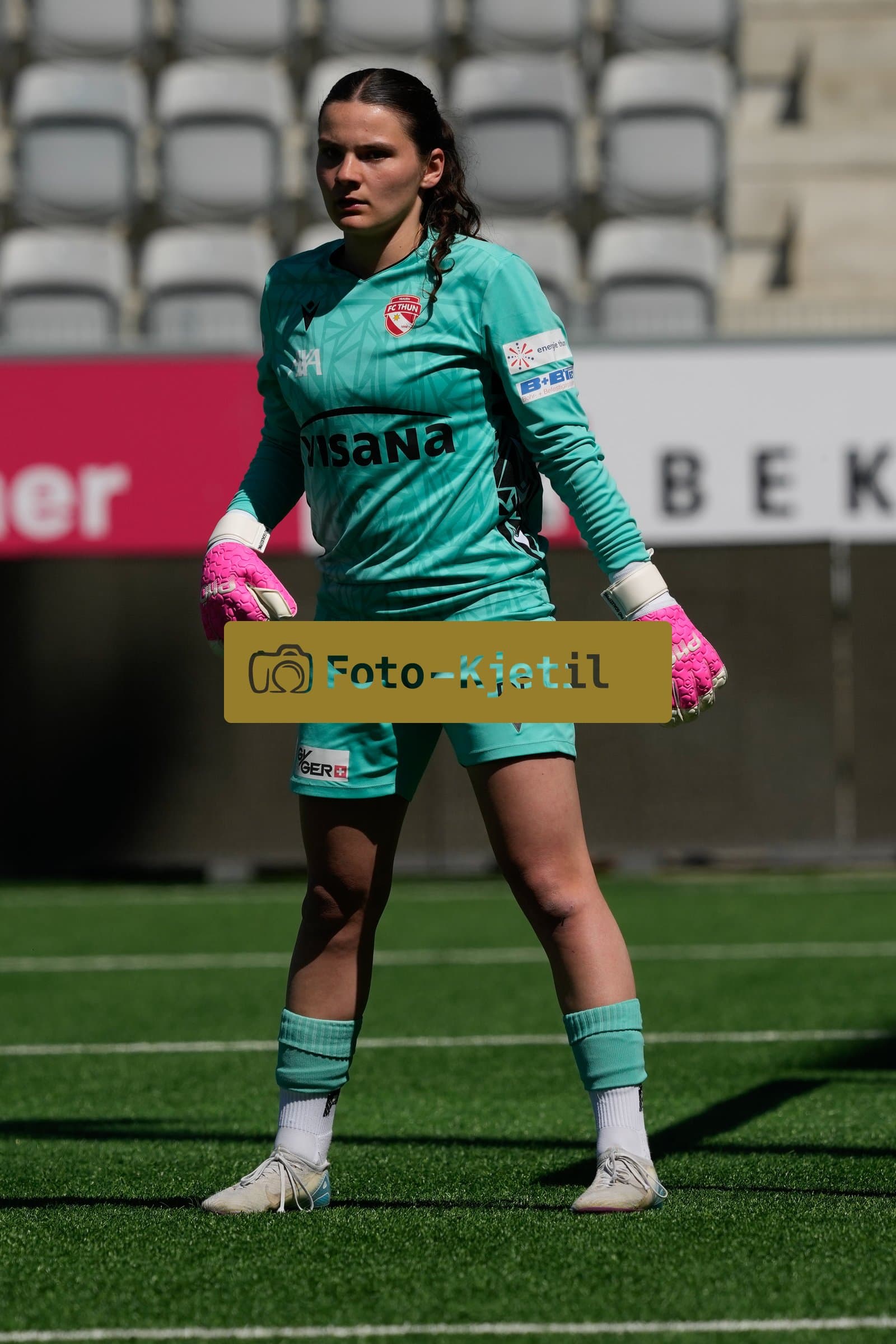Schweiz: AXA Women's Super League 2025/26, FC Thun vs Yverdon Sport FC - Stockhorn Arena, Thun: Tamara Biedermann (21 Thun)