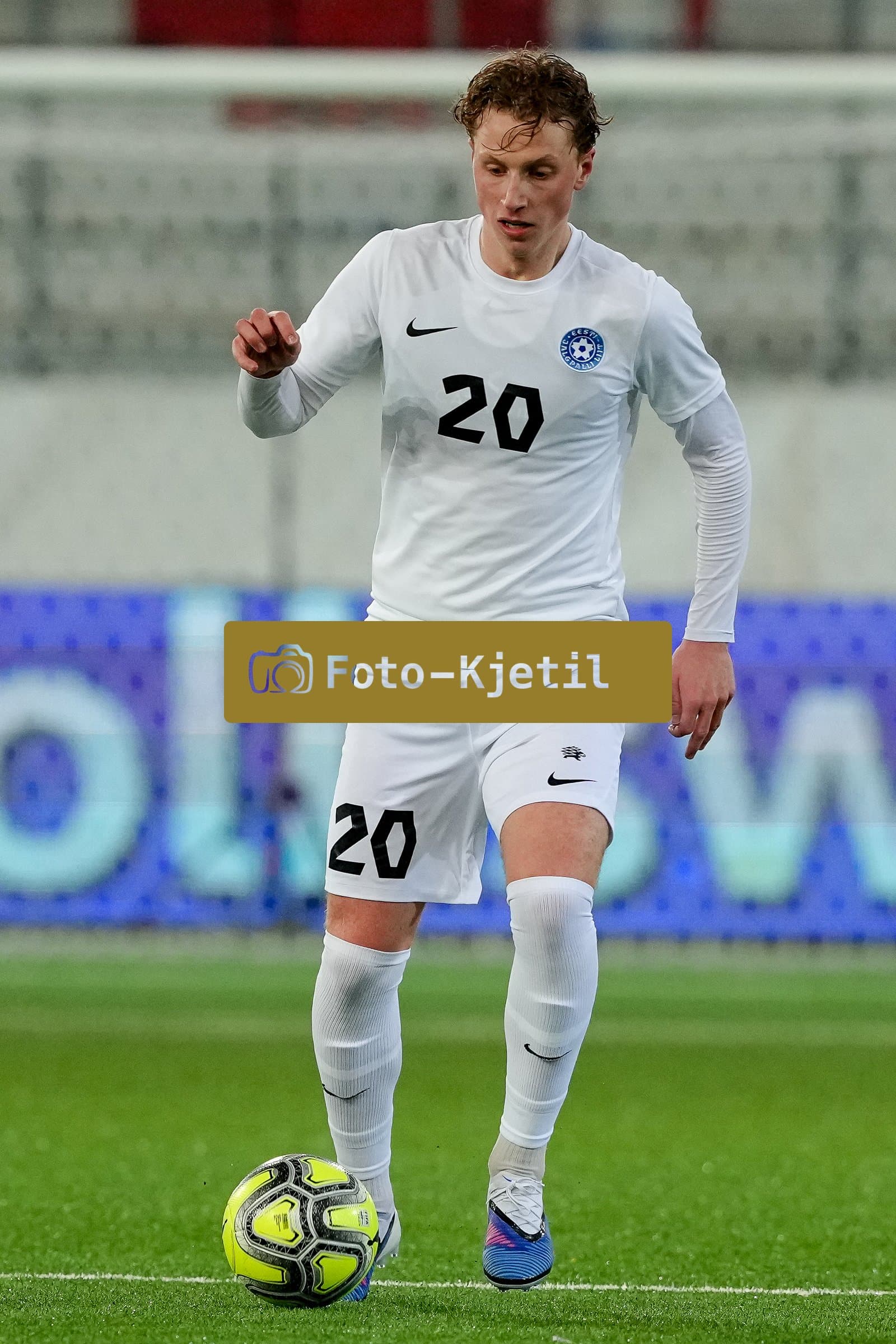 Schweiz: EM-Qualifikation U21 2026, Schweiz vs Estland - Stockhorn Arena, Thun: August Wagner (20 Estonia)