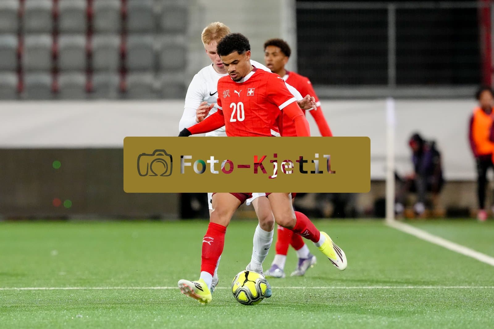Schweiz: EM-Qualifikation U21 2026, Schweiz vs Estland - Stockhorn Arena, Thun: Zachary Athekame (20 Men Switzerland)