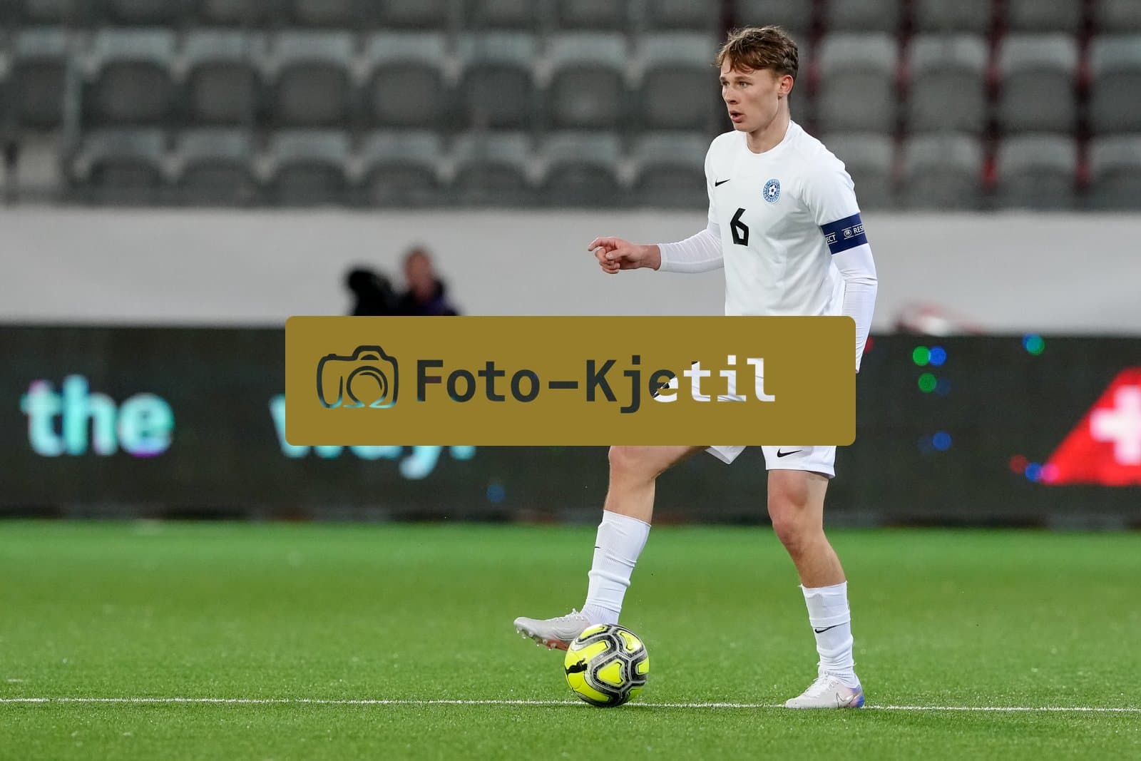 Schweiz: EM-Qualifikation U21 2026, Schweiz vs Estland - Stockhorn Arena, Thun: Oskar Hoim (6 Estonia)