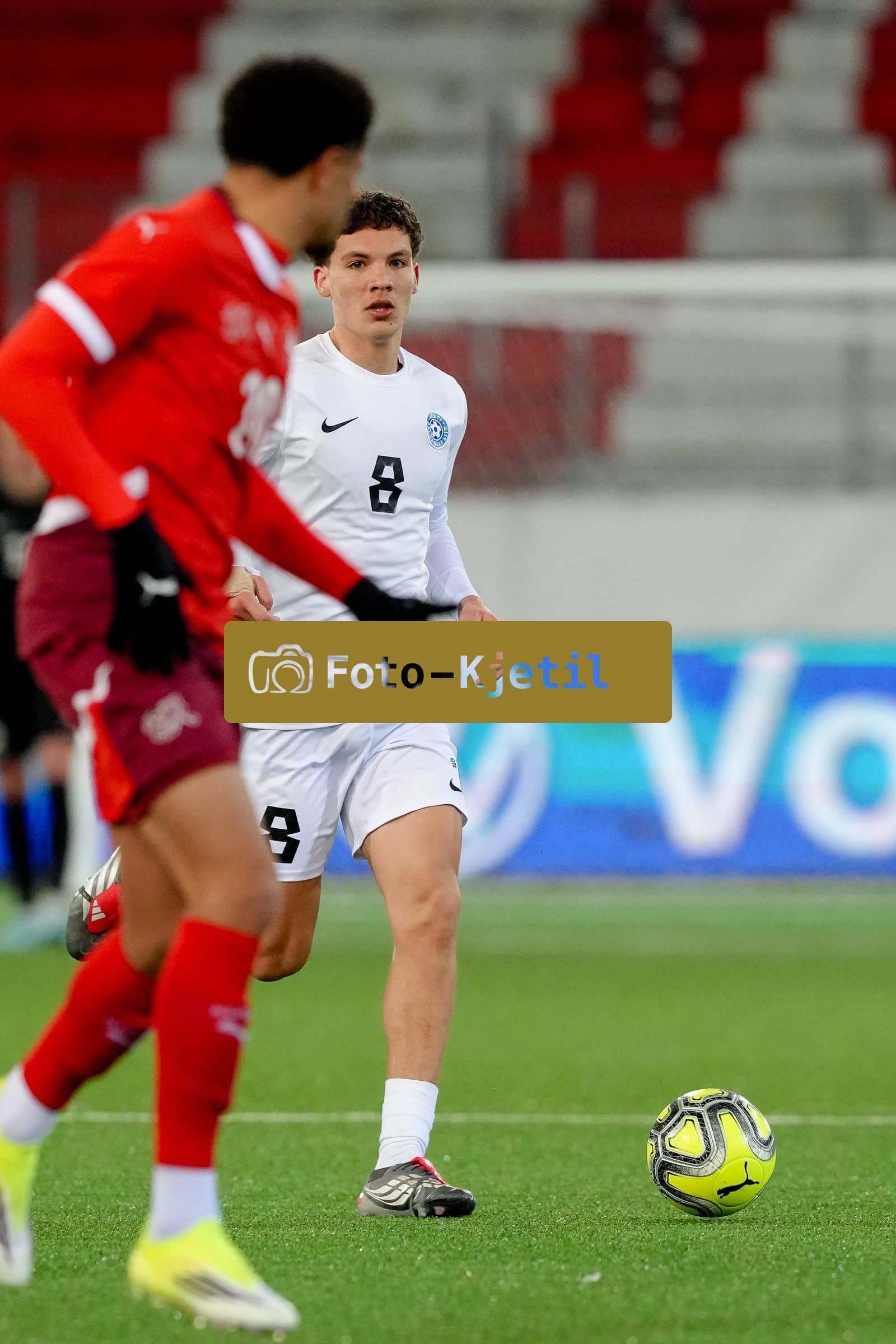 Schweiz: EM-Qualifikation U21 2026, Schweiz vs Estland - Stockhorn Arena, Thun: Soufian Gouram (8 Estonia)