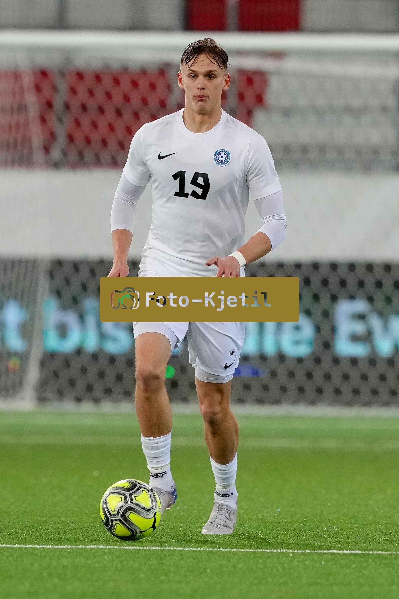 Schweiz: EM-Qualifikation U21 2026, Schweiz vs Estland - Stockhorn Arena, Thun: Andreas Vaher (19 Estonia)