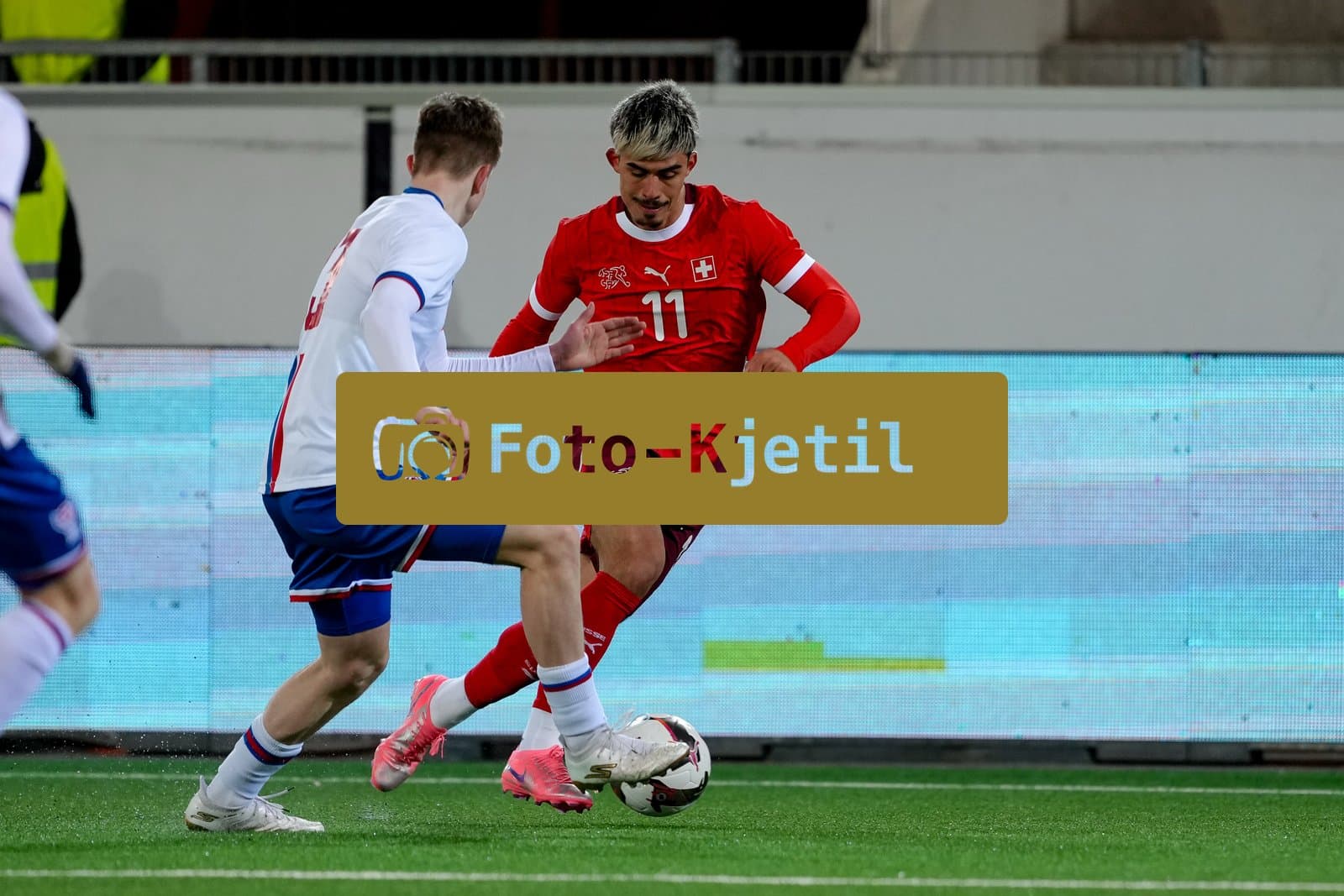 Schweiz: EM-Qualifikation U21 2026, Schweiz vs Färöer-Inseln - Stockhorn Arena, Thun: Aaron Keller (11 Men Switzerland)