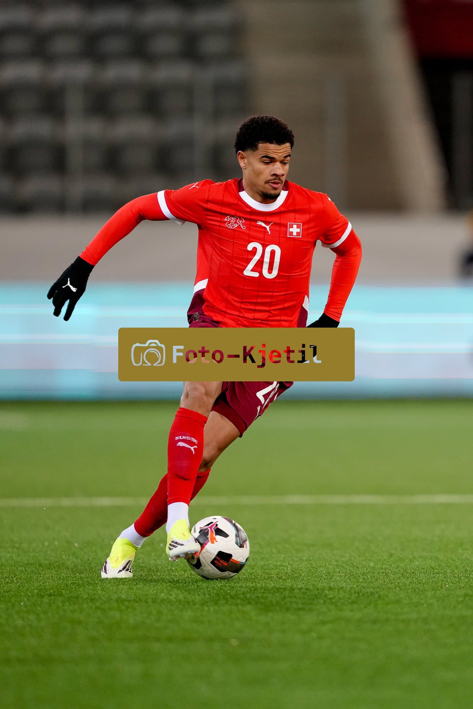 Schweiz: EM-Qualifikation U21 2026, Schweiz vs Färöer-Inseln - Stockhorn Arena, Thun: Zachary Athekame (20 Men Switzerland)