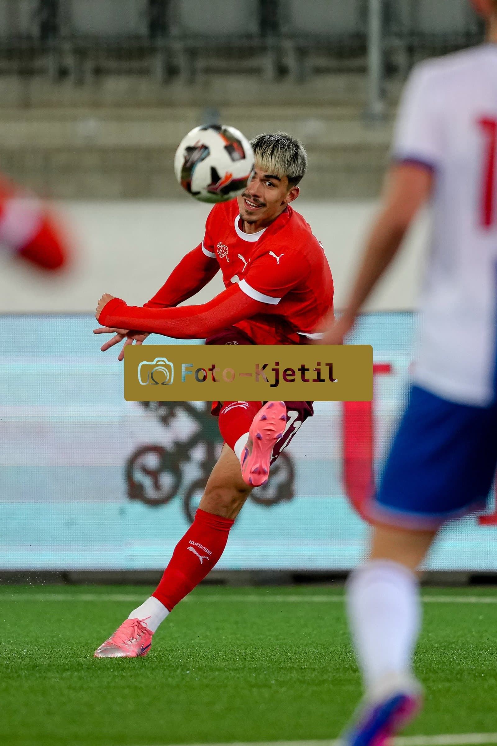 Schweiz: EM-Qualifikation U21 2026, Schweiz vs Färöer-Inseln - Stockhorn Arena, Thun: Aaron Keller (11 Men Switzerland)