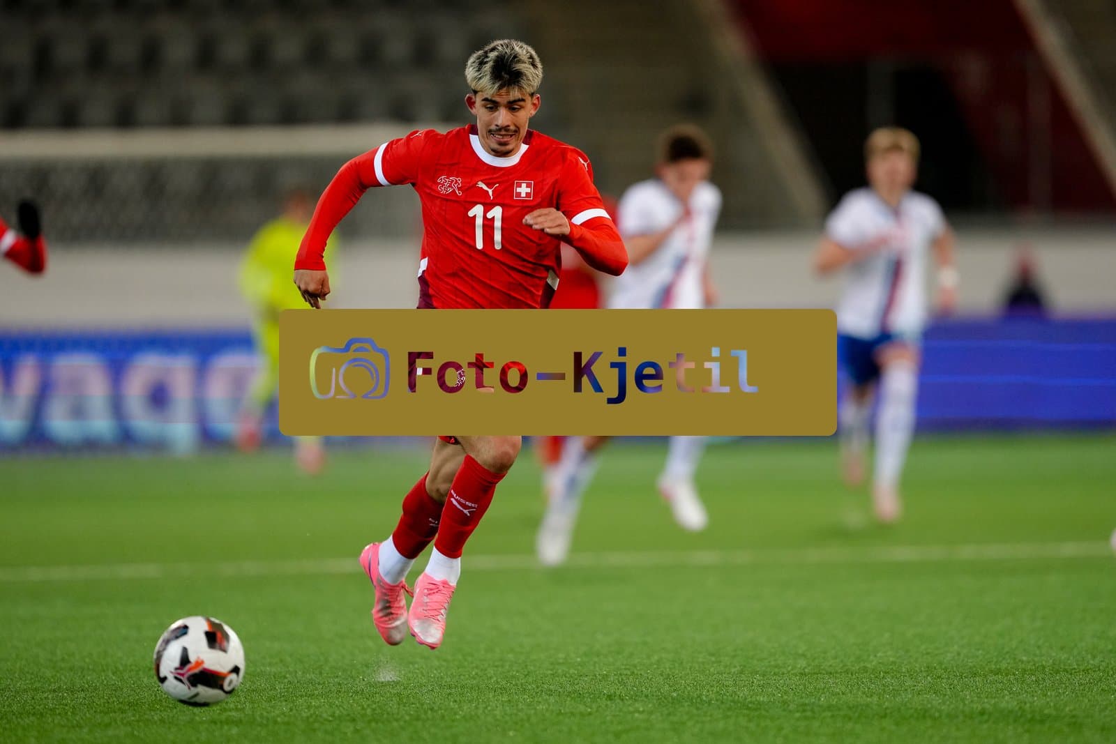 Schweiz: EM-Qualifikation U21 2026, Schweiz vs Färöer-Inseln - Stockhorn Arena, Thun: Aaron Keller (11 Men Switzerland)