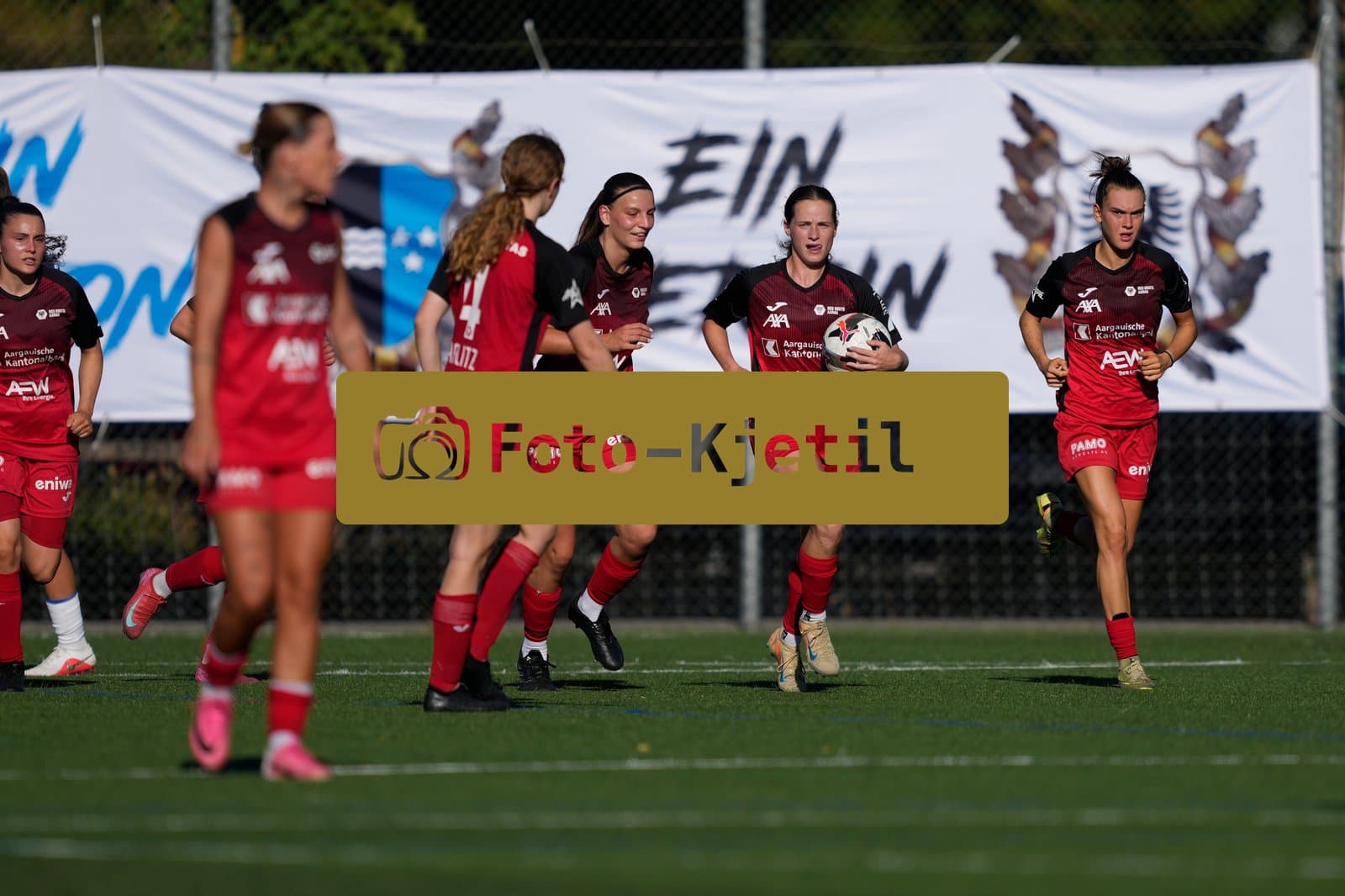 Schweiz: AXA Women's Super League 2026/2027, FC Aarau Frauen vs GC Frauenfussball - Sportanlage Schachen, Aarau: Tabea Dorothee Maria Schütt - Tabea Dorothee Maria Schutt (19 FC Aarau) jubelt nach ihrem Tor