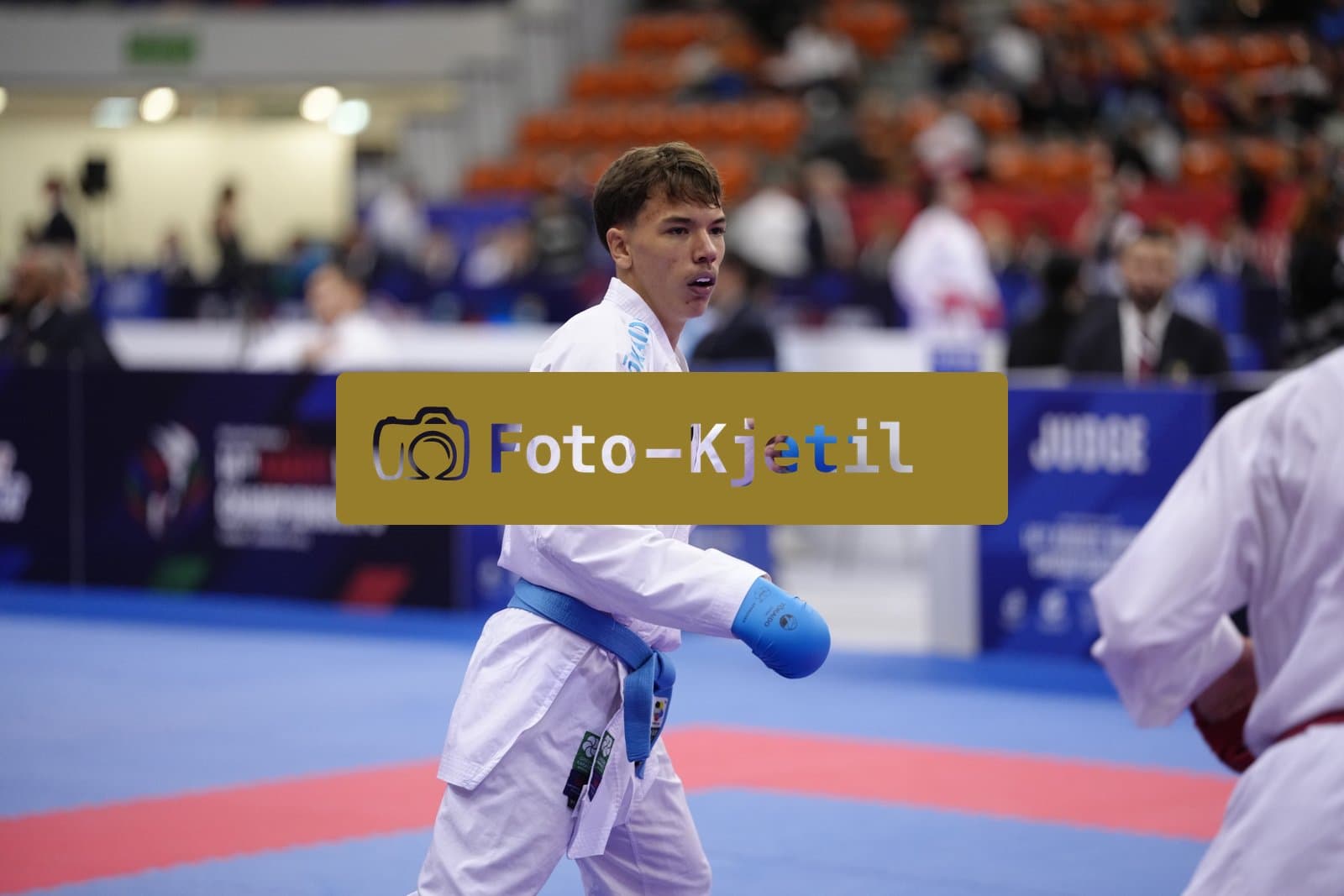 BIELSKO-BIALA, POLAND - OCTOBER 16: This photo was taken during the 2026 World Cadet, Junior & U21 Karate Championships at Hala Pod Debowcem on October 16, 2026 in Bielsko-Biala, Poland.
