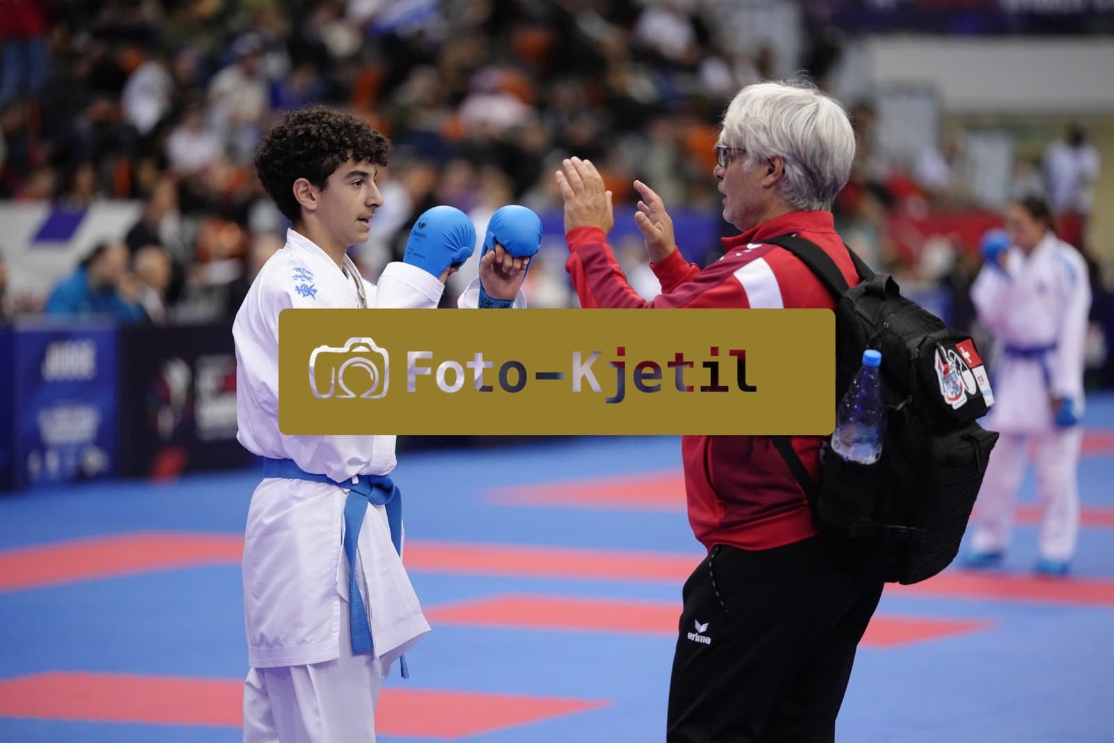 BIELSKO-BIALA, POLAND - OCTOBER 16: This photo was taken during the 2026 World Cadet, Junior & U21 Karate Championships at Hala Pod Debowcem on October 16, 2026 in Bielsko-Biala, Poland.