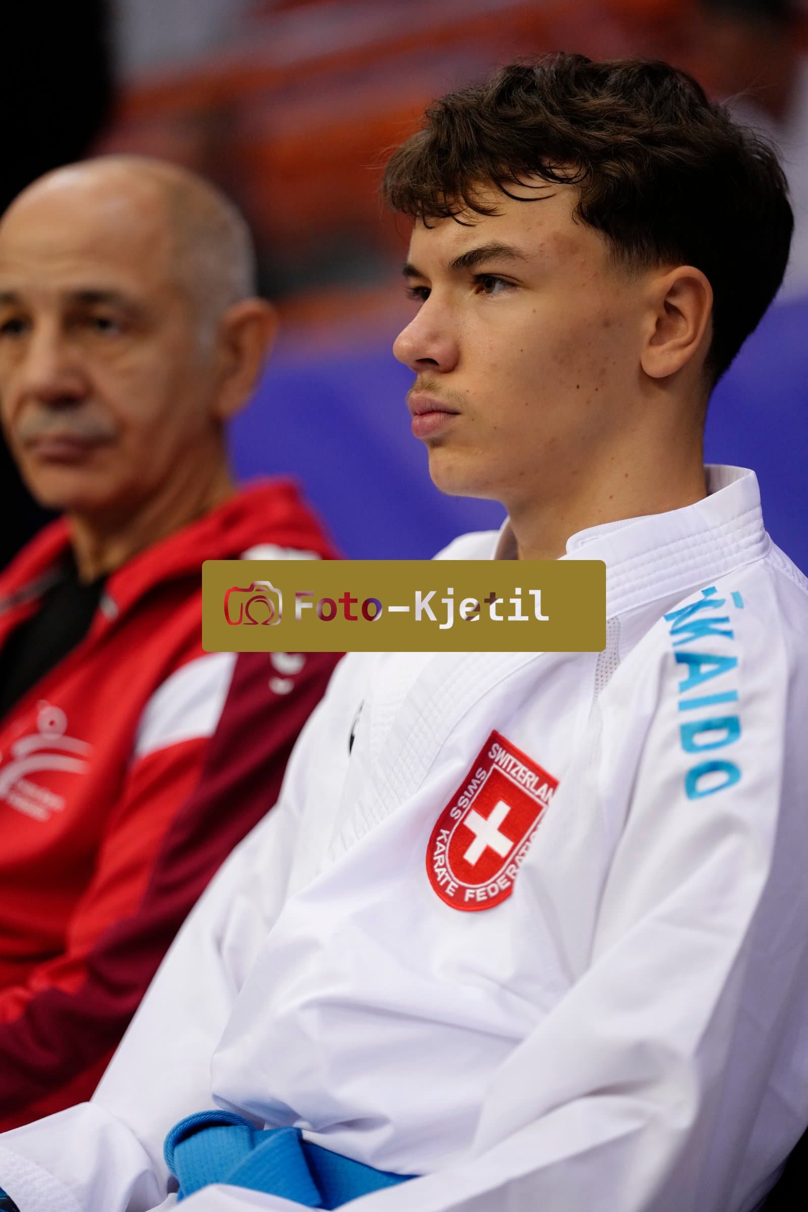 BIELSKO-BIALA, POLAND - OCTOBER 16: This photo was taken during the 2026 World Cadet, Junior & U21 Karate Championships at Hala Pod Debowcem on October 16, 2026 in Bielsko-Biala, Poland.