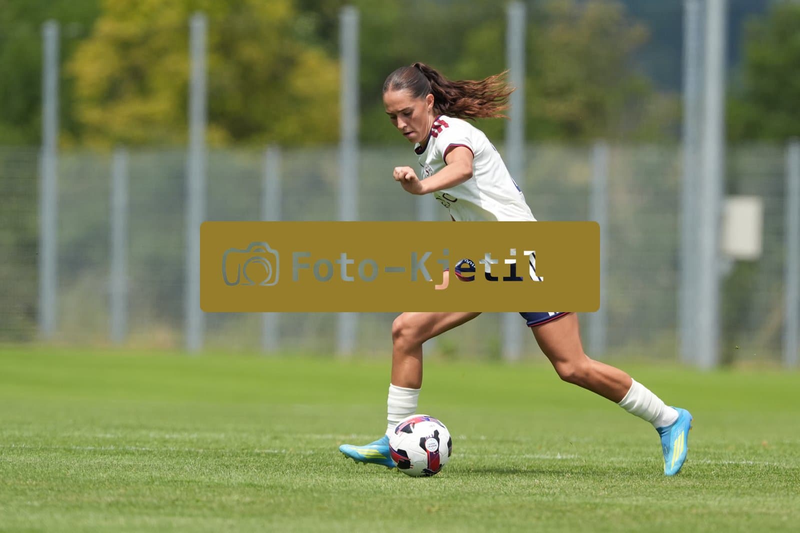 Crans-Montana, Switzerland - July 25: Amina Muratovic (23 SFCCF) during the AXA Women's Super League match between Servette FC Chenois Feminin and FC Sion Feminin at Stade du Christ-Roi on July 25, 2026 in Crans-Montana, Switzerland.