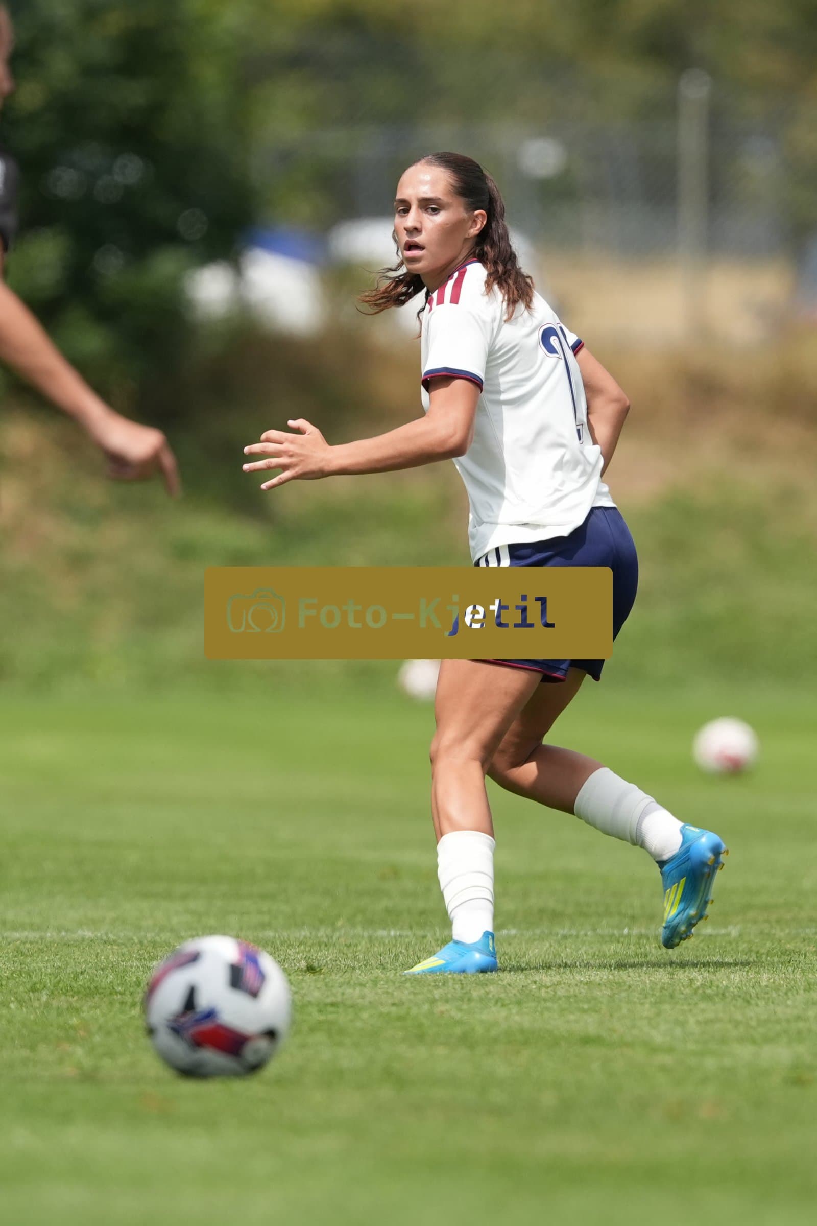 Crans-Montana, Switzerland - July 25: Amina Muratovic (23 SFCCF) during the AXA Women's Super League match between Servette FC Chenois Feminin and FC Sion Feminin at Stade du Christ-Roi on July 25, 2026 in Crans-Montana, Switzerland.