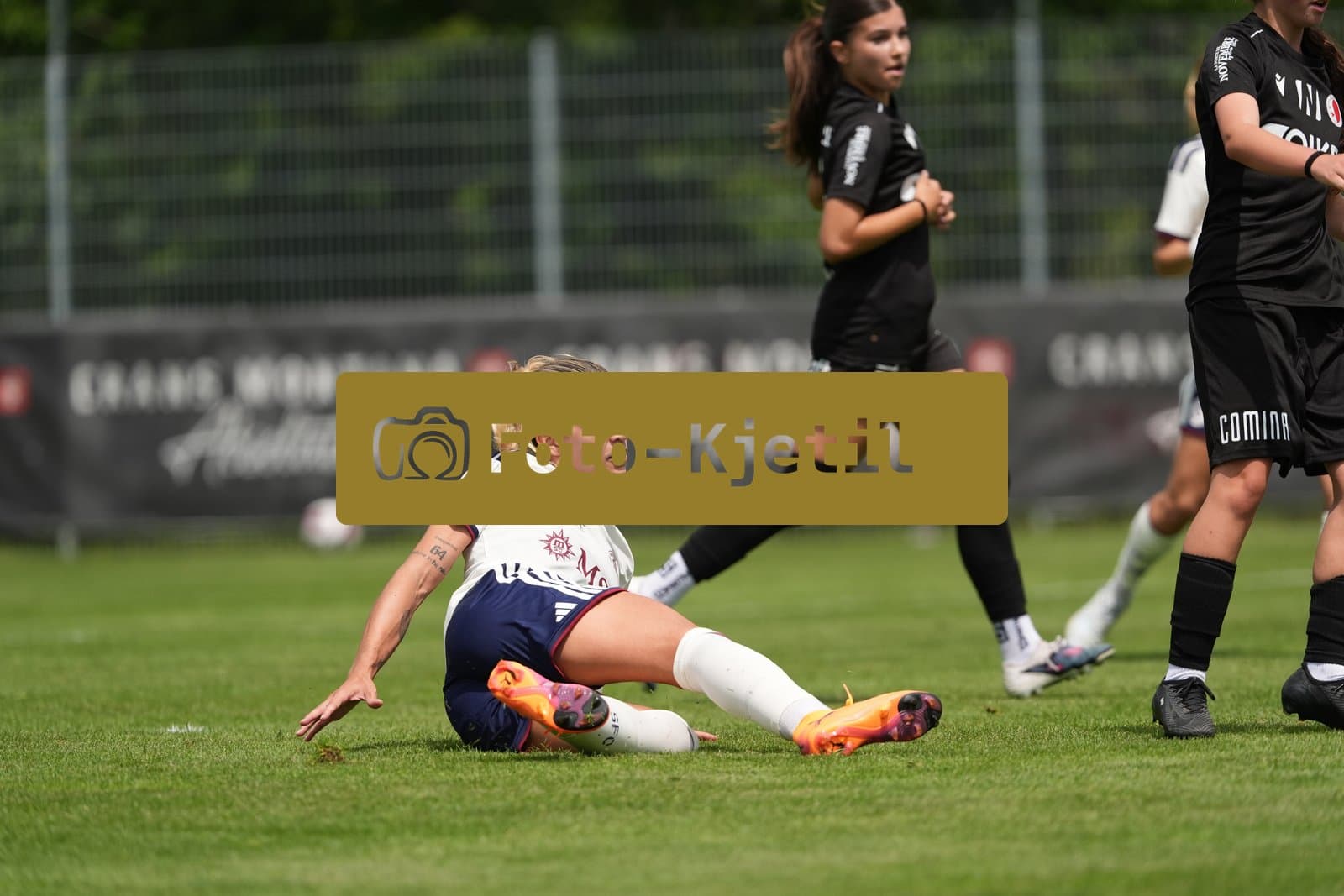 Crans-Montana, Switzerland - July 25: De al m da Eira Stefanie (64 SFCCF) with a goal during the AXA Women's Super League match between Servette FC Chenois Feminin and FC Sion Feminin at Stade du Christ-Roi on July 25, 2026 in Crans-Montana, Switzerland.