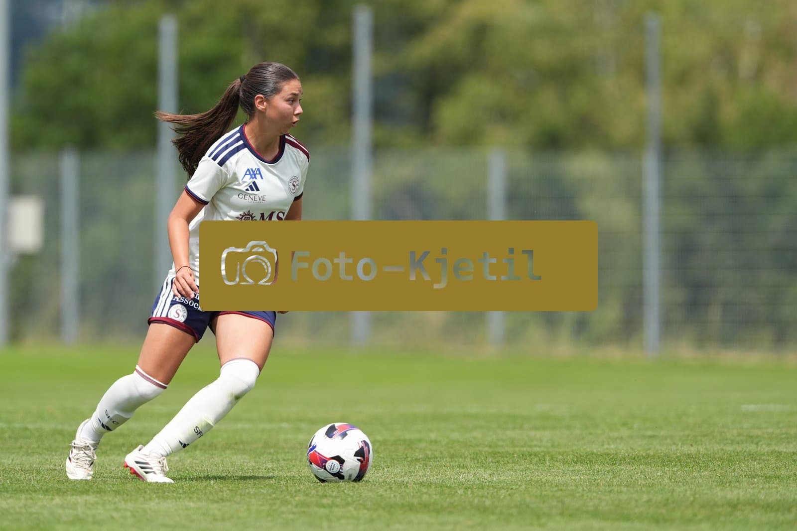 Crans-Montana, Switzerland - July 25: Lea Magali Sergeant-huet (16 SFCCF) during the AXA Women's Super League match between Servette FC Chenois Feminin and FC Sion Feminin at Stade du Christ-Roi on July 25, 2026 in Crans-Montana, Switzerland.