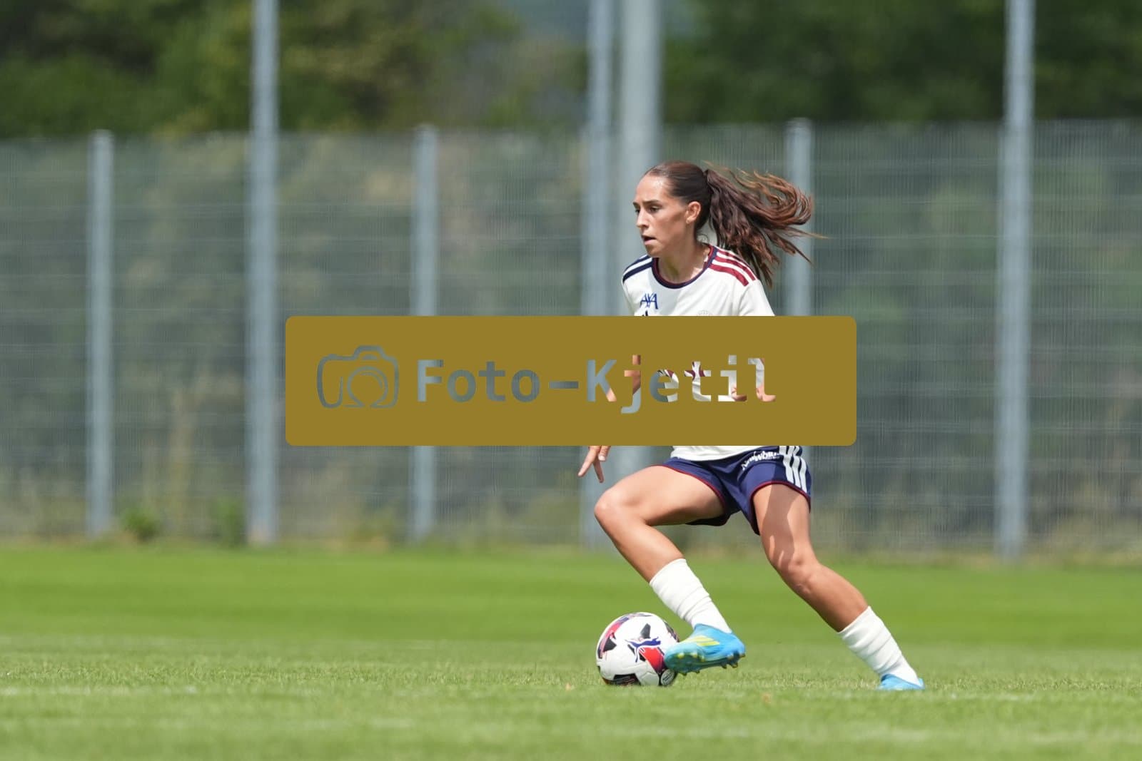 Crans-Montana, Switzerland - July 25: Amina Muratovic (23 SFCCF) during the AXA Women's Super League match between Servette FC Chenois Feminin and FC Sion Feminin at Stade du Christ-Roi on July 25, 2026 in Crans-Montana, Switzerland.