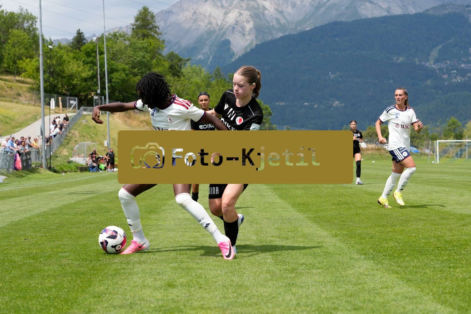 Crans-Montana, Switzerland - July 25: Garance Nein (17 SFCCF) during the AXA Women's Super League match between Servette FC Chenois Feminin and FC Sion Feminin at Stade du Christ-Roi on July 25, 2026 in Crans-Montana, Switzerland.