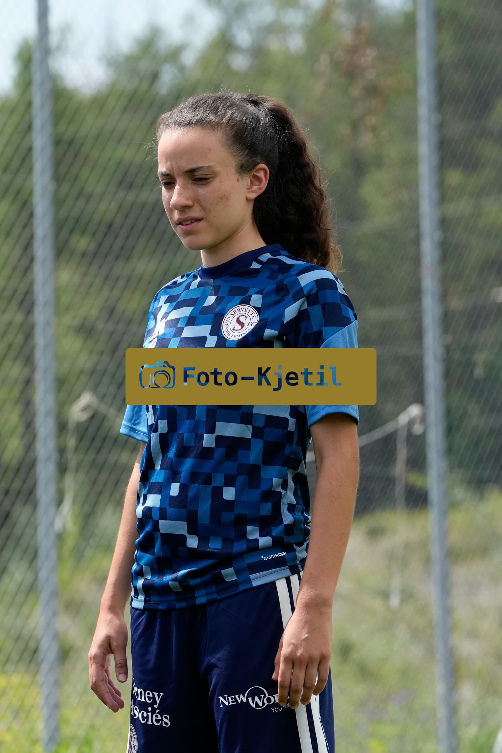 Crans-Montana, Switzerland - July 25: Camila Mingard (37 SFCCF) during the AXA Women's Super League match between Servette FC Chenois Feminin and FC Sion Feminin at Stade du Christ-Roi on July 25, 2026 in Crans-Montana, Switzerland.