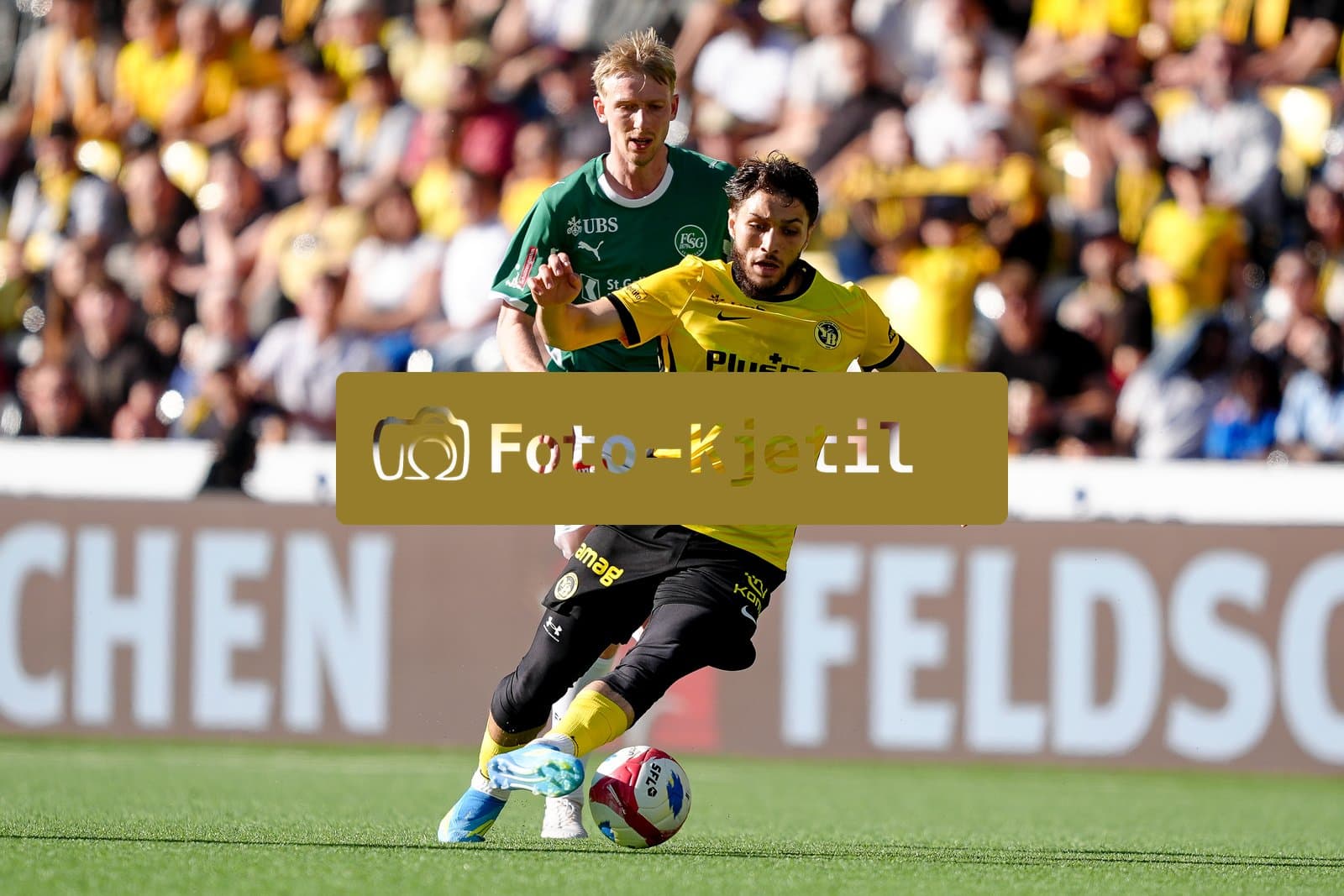 Schweiz: Super League 2025 - 2026, BSC Young Boys vs FC St. Gallen - Stadion Wankdorf, Bern: Jaouen Hadjam (3 Young Boys) nach Verletzungspause zurück im Spiel